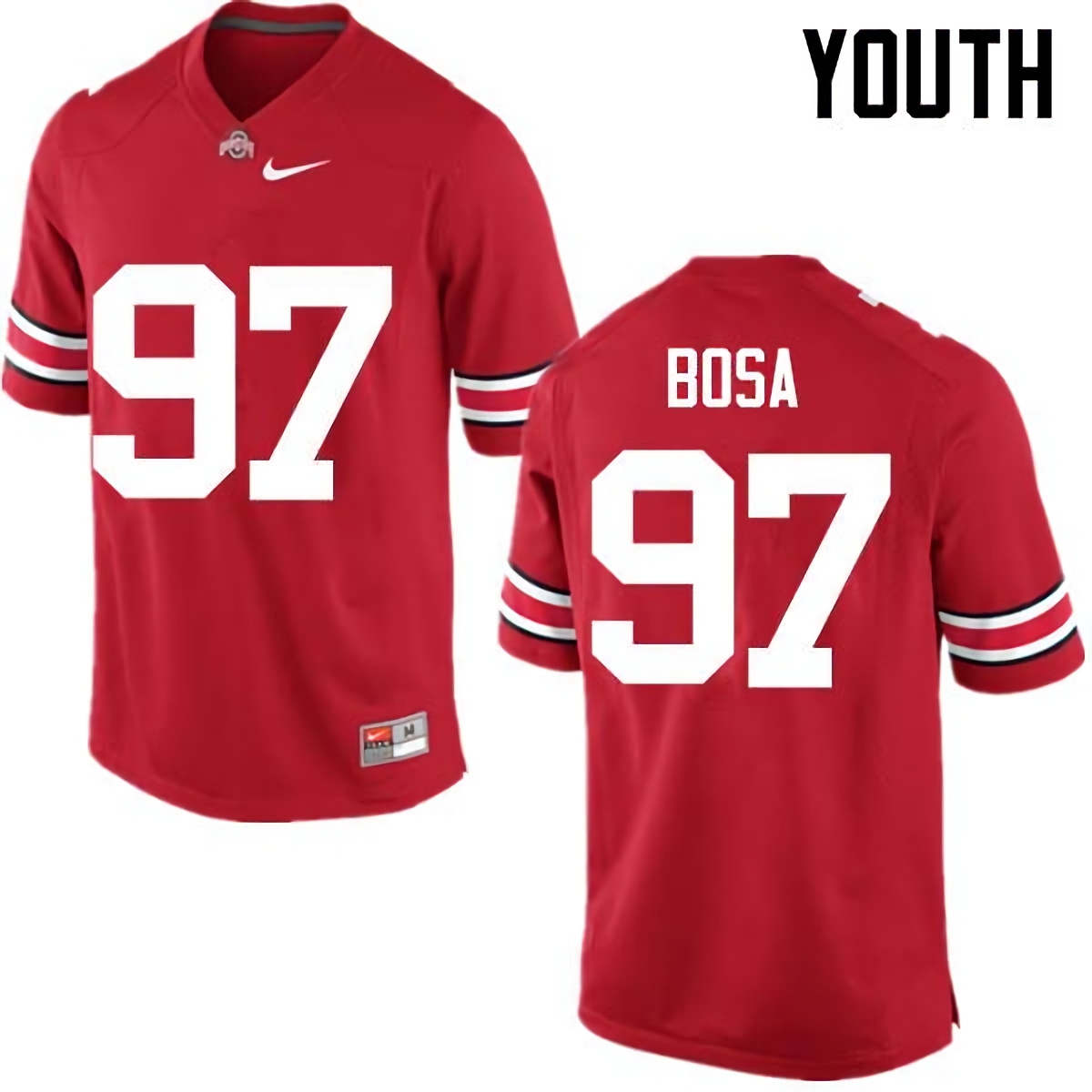 Nick Bosa Ohio State Buckeyes Youth NCAA #97 Nike Red College Stitched Football Jersey PFL3856AH
